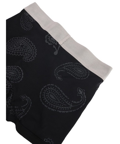 1piu1uguale3 RELAX(ウノピュウノウグァーレトレリラックス)の「1PIU1UGUALE3 RELAX (ウノ ピュ ウノ ウグァーレ トレ リラックス) ペイズリーロゴボクサーパンツ(ボクサーパンツ・メンズ・ブラック/レッド・M/L)」の7枚目の写真