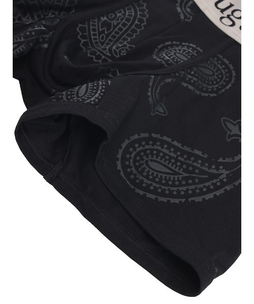 1piu1uguale3 RELAX(ウノピュウノウグァーレトレリラックス)の「1PIU1UGUALE3 RELAX (ウノ ピュ ウノ ウグァーレ トレ リラックス) ペイズリーロゴボクサーパンツ(ボクサーパンツ・メンズ・ブラック/レッド・M/L)」の8枚目の写真