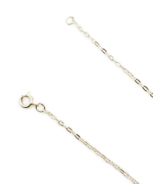Indian Jewelry（インディアンジュエリー）の「THEATER シアターセレクト オーバルデザインアンバーアズキチェーンネックレス 45cm Made in USA（ネックレス・メンズ・シルバー・FREE）」の4枚目の写真