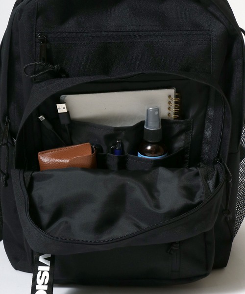VISION STREET WEAR（ヴィジョンストリートウェア）の「VISION STREET WEAR college backpack/ポケットバックパック/リュック メンズ レディース ユニセックス（バックパック/リュック・メンズ・ブラック・FREE）」の8枚目の写真