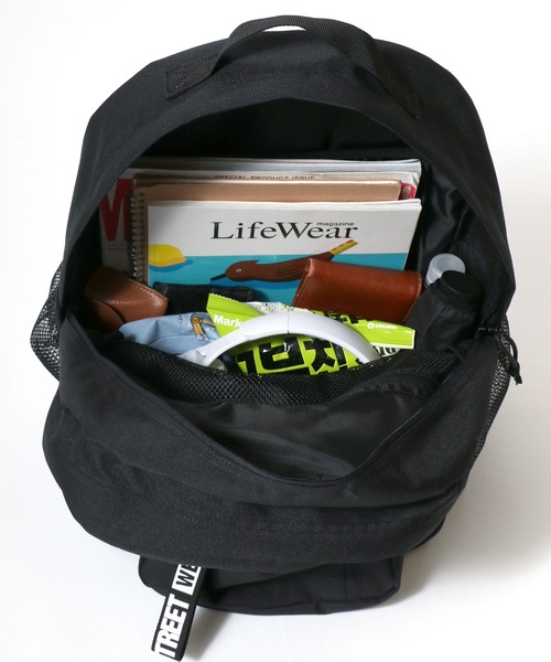 VISION STREET WEAR（ヴィジョンストリートウェア）の「VISION STREET WEAR college backpack/ポケットバックパック/リュック メンズ レディース ユニセックス（バックパック/リュック・メンズ・ブラック・FREE）」の11枚目の写真