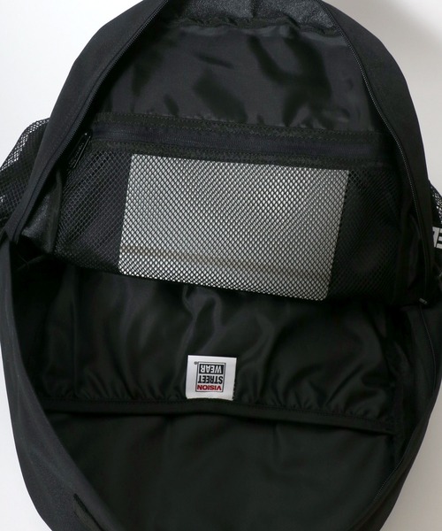VISION STREET WEAR（ヴィジョンストリートウェア）の「VISION STREET WEAR college backpack/ポケットバックパック/リュック メンズ レディース ユニセックス（バックパック/リュック・メンズ・ブラック・FREE）」の13枚目の写真