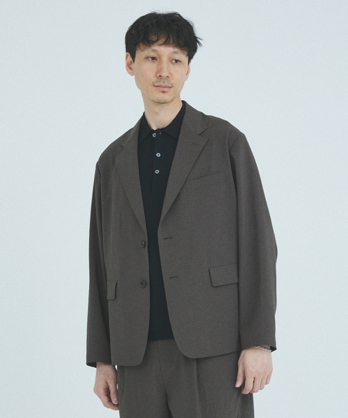 JOURNAL STANDARD（ジャーナルスタンダード）の「”吸水速乾 / 通気性” EVALET フィールドジャケット / セットアップ対応（その他アウター・メンズ・ブラック系その他/チョコ/ネイビー・SMALL/MEDIUM/LARGE）」の11枚目の写真