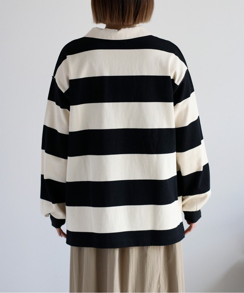 cepo(セポ)の「レースアップラガーTee(Tシャツ/カットソー・レディース・ブラック系その他/グリーン系その他・M)」の5枚目の写真