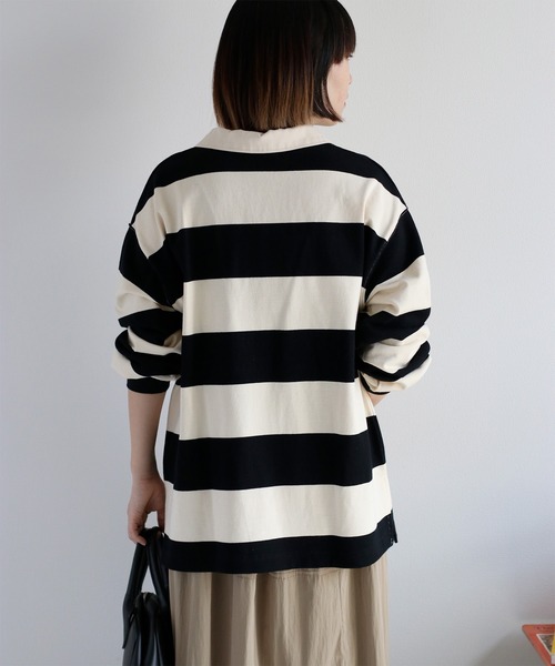 cepo(セポ)の「レースアップラガーTee(Tシャツ/カットソー・レディース・ブラック系その他/グリーン系その他・M)」の8枚目の写真