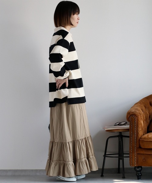 cepo(セポ)の「レースアップラガーTee(Tシャツ/カットソー・レディース・ブラック系その他/グリーン系その他・M)」の12枚目の写真