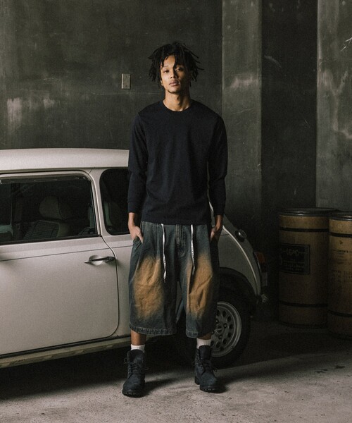 RED KAP/レッドキャップ 別注 2TUCK BAGGY WIDE DENIM SHORTS