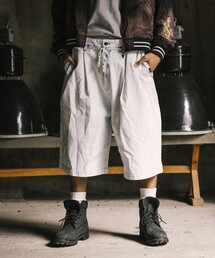 RED KAP(���b�h�L���b�v)��RED KAP/���b�h�L���b�v �ʒ� 2TUCK BAGGY WIDE DENIM SHORTS PANTS/�o�M�[�f�j���V���[�c/���C�h�t�B�b�g(���̑��p���c)