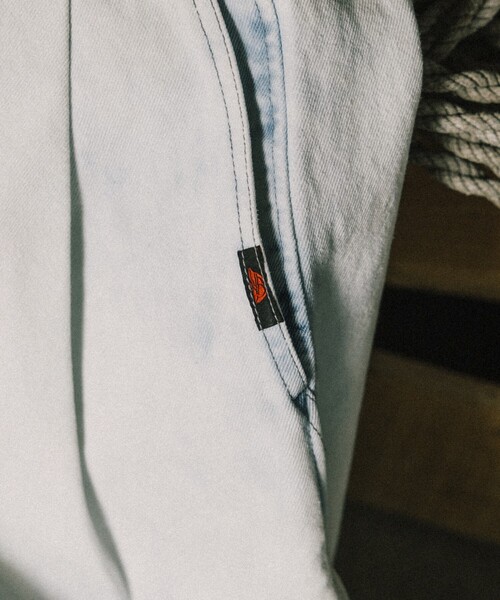 RED KAP（レッドキャップ）の「RED KAP/レッドキャップ 別注 2TUCK BAGGY WIDE DENIM SHORTS PANTS/バギーデニムショーツ/ワイドフィット（その他パンツ・メンズ・ブルー/ネイビー/ブラック・MEDIUM/LARGE）」の6枚目の写真