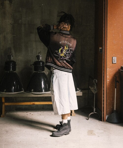 RED KAP（レッドキャップ）の「RED KAP/レッドキャップ 別注 2TUCK BAGGY WIDE DENIM SHORTS PANTS/バギーデニムショーツ/ワイドフィット（その他パンツ・メンズ・ブルー/ネイビー/ブラック・MEDIUM/LARGE）」の20枚目の写真