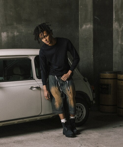 RED KAP/レッドキャップ 別注 2TUCK BAGGY WIDE DENIM SHORTS