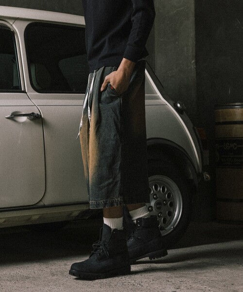 RED KAP/レッドキャップ 別注 2TUCK BAGGY WIDE DENIM SHORTS
