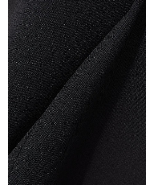 Perfect Suit FActory(パーフェクトスーツファクトリー)の「リネンライク【ボーテ・シルエット】ジレ ブラック/ネイビー/ブラウン(ビジネスシャツ・レディース・ブラック・S/M/L)」の2枚目の写真