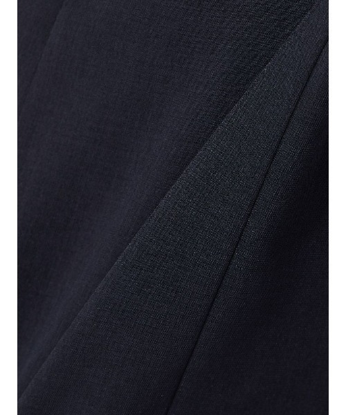 Perfect Suit FActory(パーフェクトスーツファクトリー)の「リネンライク【ボーテ・シルエット】ジレ ブラック/ネイビー/ブラウン(ビジネスシャツ・レディース・ブラック・S/M/L)」の5枚目の写真