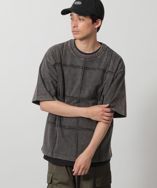 LAKOLE(ラコレ)の「デニムライクピンタックT / 324599(Tシャツ/カットソー・メンズ・その他9/ブルー/ブラック/ダークグレー・MEDIUM/LARGE)」の2枚目の写真