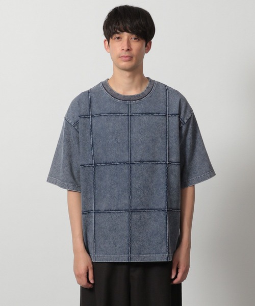 LAKOLE(ラコレ)の「デニムライクピンタックT / 324599(Tシャツ/カットソー・メンズ・その他9/ブルー/ブラック/ダークグレー・MEDIUM/LARGE)」の9枚目の写真