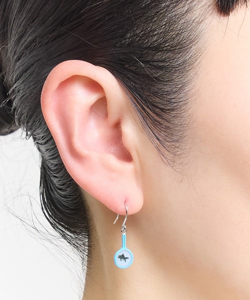 gargle（ガーグル）の「gargle ガーグル：JAPANシリーズ　金魚すくい　ピアス（ピアス（両耳用）・レディース・シルバー/ゴールド・FREE）」の5枚目の写真