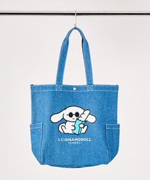 【 sanrio / サンリオ 】 I CINAMOROLL デニムトートバッグ WNI