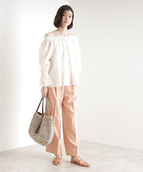 THE SHOP TK (ザ ショップ ティーケー )の「タッセル付き雑材トートバッグ(トートバッグ・レディース・ブラウン系5/ブラック系4・00)」の14枚目の写真