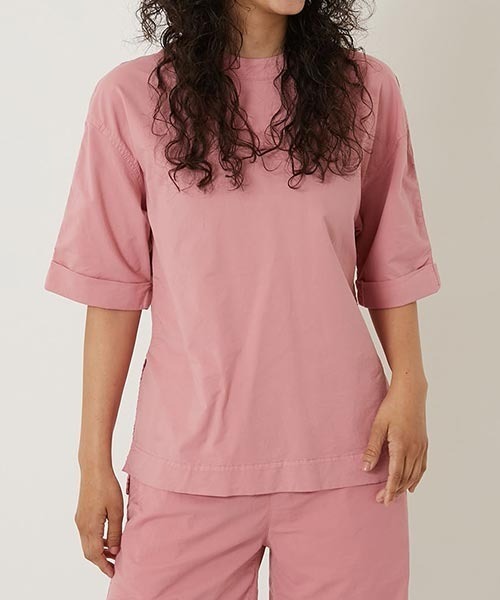 tシャツ フィールソーグッド スタンドカラー スリットトップ ウイメンズ レディース セール】フィールソーグッド スタンドカラー スリットトップ