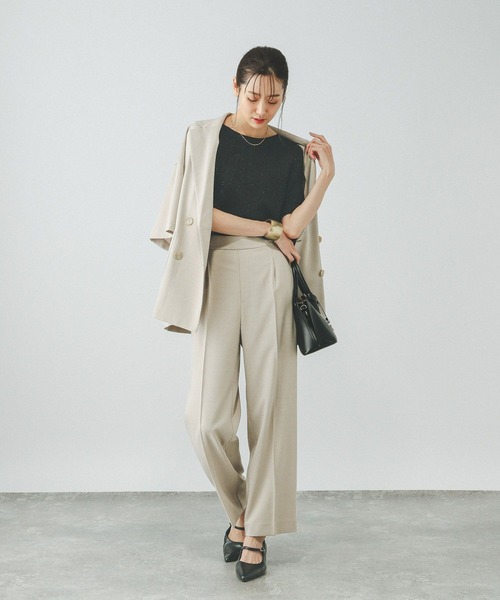 GLOBAL WORK(グローバルワーク)の「スッキレイさらさらドルマン/288068(ニット/セーター・レディース・ブラック系その他/ブルー系その他3/テラコッタ/ベージュ系その他/ダークグレー/ブラウン系その他・MEDIUM/LARGE)」の8枚目の写真