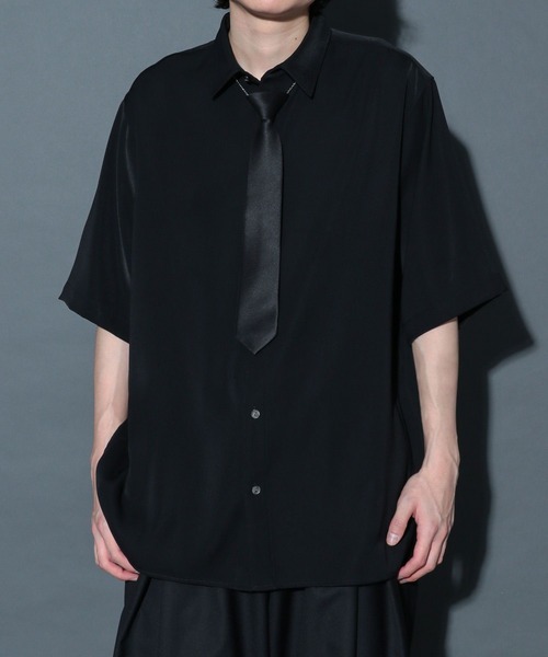 HARE（ハレ）の「ネクタイネックレス(HARE)（ネクタイ・メンズ・ブラック・FREE）」の13枚目の写真