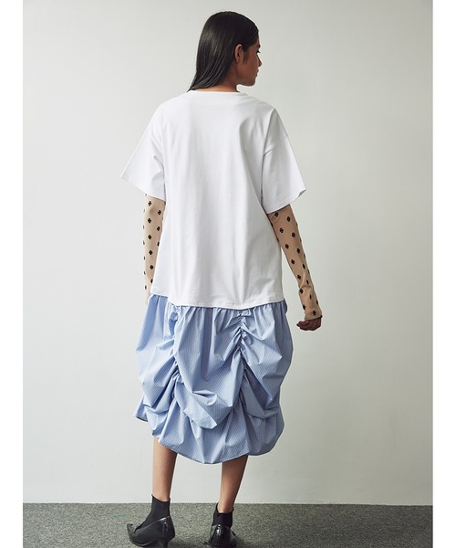 SORIN(ソリン )の「NOT A SHIRT Docking Dress(ワンピース・レディース・ブラック/ホワイト/グレー・38)」の7枚目の写真
