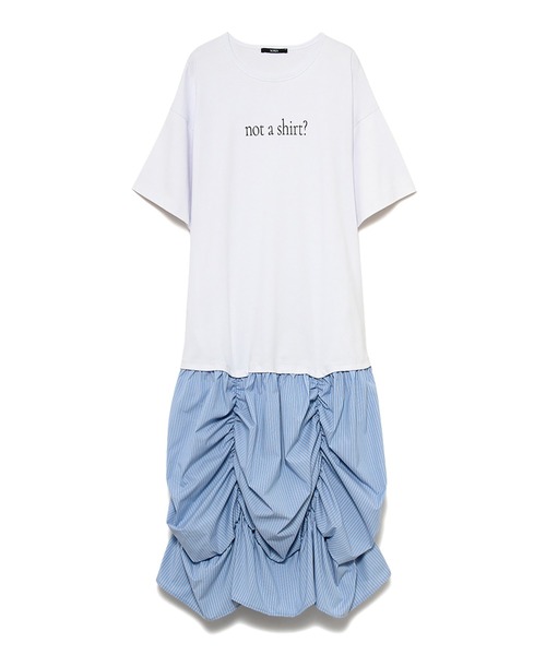 SORIN(ソリン )の「NOT A SHIRT Docking Dress(ワンピース・レディース・ブラック/ホワイト/グレー・38)」の9枚目の写真