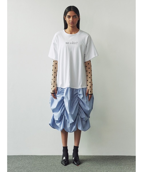 SORIN(ソリン )の「NOT A SHIRT Docking Dress(ワンピース・レディース・ブラック/ホワイト/グレー・38)」の12枚目の写真