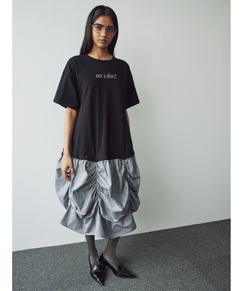 SORIN(ソリン )の「NOT A SHIRT Docking Dress(ワンピース・レディース・ブラック/ホワイト/グレー・38)」の15枚目の写真