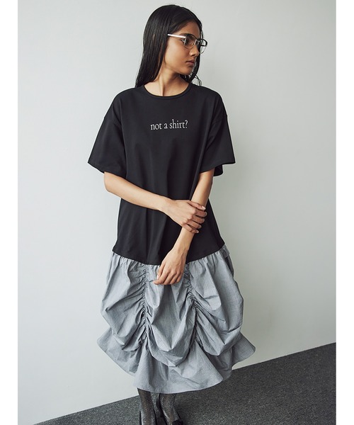 SORIN(ソリン )の「NOT A SHIRT Docking Dress(ワンピース・レディース・ブラック/ホワイト/グレー・38)」の16枚目の写真