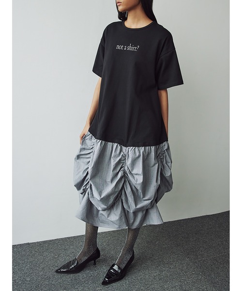 SORIN(ソリン )の「NOT A SHIRT Docking Dress(ワンピース・レディース・ブラック/ホワイト/グレー・38)」の17枚目の写真
