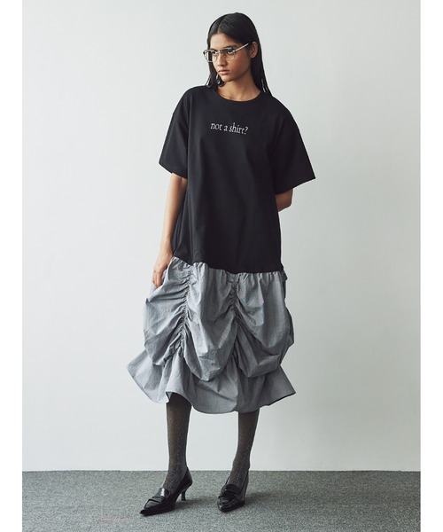 SORIN(ソリン )の「NOT A SHIRT Docking Dress(ワンピース・レディース・ブラック/ホワイト/グレー・38)」の18枚目の写真