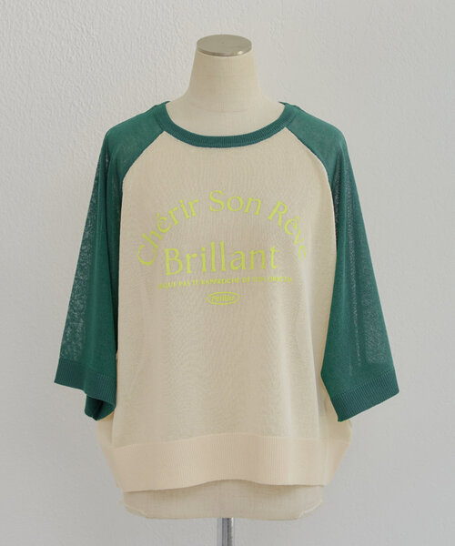 Another Branch olive des olive（アナザーブランチオリーブデオリーブ）の「【大人カジュアルにも】【品のある透け感】シアロゴアソートプルオーバー（Tシャツ/カットソー・レディース・ブルー/グリーン/ネイビー/イエロー系その他/ピンク系その他/ブルー系その他・FREE）」の15枚目の写真