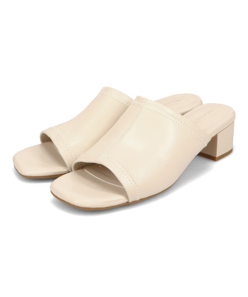 ORiental TRaffic(オリエンタルトラフィック)の「ストレッチミュールサンダル/55205 ヒール ミュールサンダル ベーシック(サンダル・レディース・ブラウン/ブラック/アイボリー・LL/L/M/S/SS/3L)」の12枚目の写真