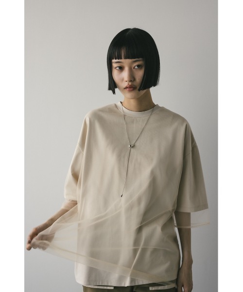*みるきーよ* オーダーページ シアーレイヤードルーズT(Tシャツ/カットソー)|STYLEMIXER