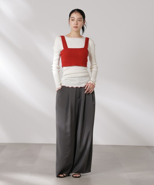 RITA ROW（リタロウ）の「RITA ROW/ECLAT BUSTIER（ニット/セーター・レディース・レッド・S）」の10枚目の写真