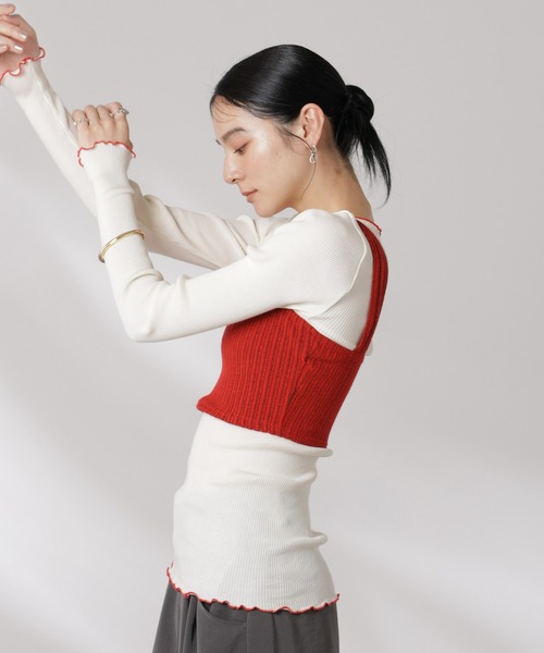 ニット セーター RITA ROW/ECLAT BUSTIER レディース セール】RITA ROW/ECLAT BUSTIER（ニット/セーター）｜RITA ROW
