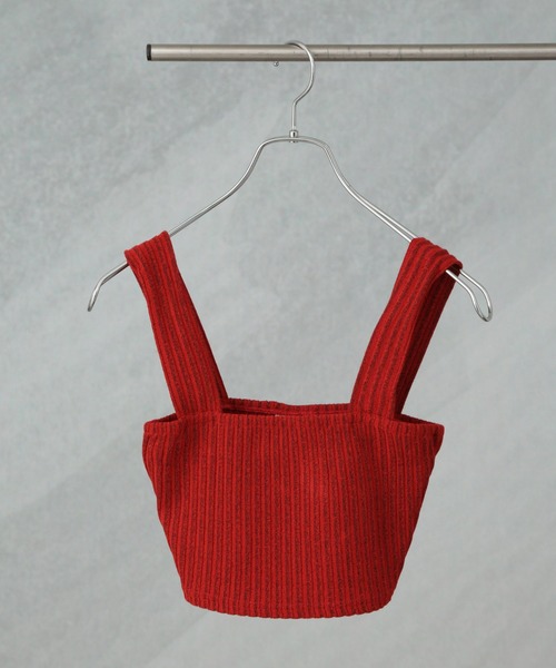 RITA ROW（リタロウ）の「RITA ROW/ECLAT BUSTIER（ニット/セーター・レディース・レッド・S）」の5枚目の写真