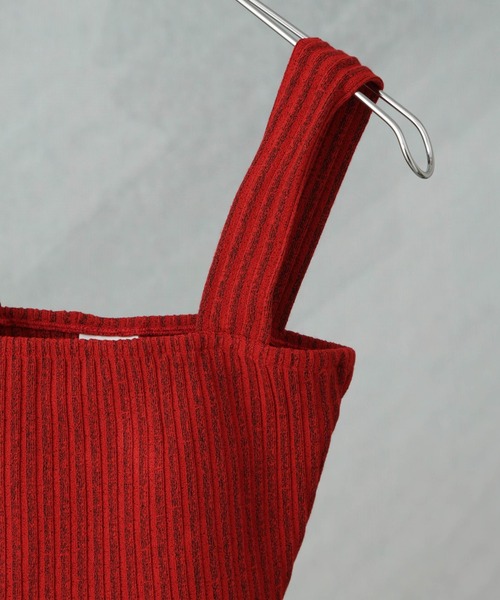 RITA ROW（リタロウ）の「RITA ROW/ECLAT BUSTIER（ニット/セーター・レディース・レッド・S）」の4枚目の写真