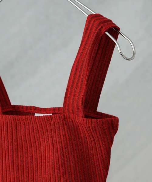 RITA ROW（リタロウ）の「RITA ROW/ECLAT BUSTIER（ニット/セーター・レディース・レッド・S）」の3枚目の写真
