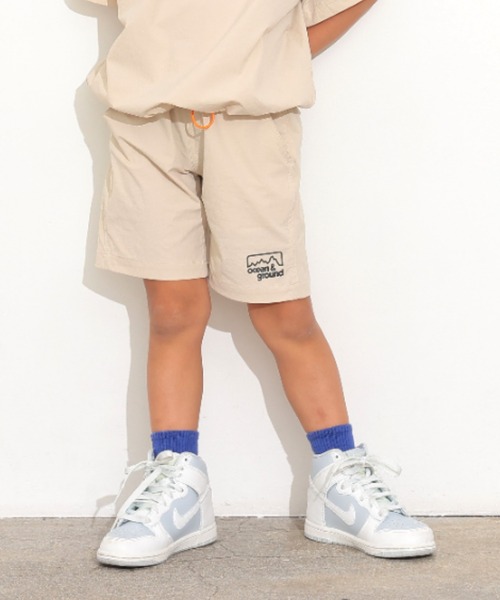 Ocean&Ground(オーシャン&グラウンド)の「ナイロンコンフォートショーツ(その他パンツ・キッズ・ライム/チャコール/キナリ/グリーン系その他2・80/90/100/110/120/130/140)」の1枚目の写真