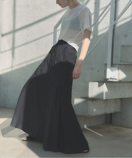 Rozel sheer skirt ローゼルシアースカート（スカート）｜Muel Chic 