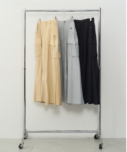 Muel Chic（ミュエルシック）の「Rozel sheer skirt ローゼルシアースカート（スカート・レディース・ブラック/グレー系/ベージュ・FREE）」の4枚目の写真