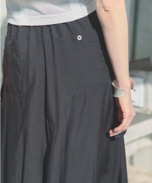 Muel Chic（ミュエルシック）の「Rozel sheer skirt ローゼルシアースカート（スカート・レディース・ブラック/グレー系/ベージュ・FREE）」の13枚目の写真