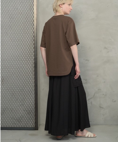 Muel Chic（ミュエルシック）の「Rozel sheer skirt ローゼルシアースカート（スカート・レディース・ブラック/グレー系/ベージュ・FREE）」の17枚目の写真