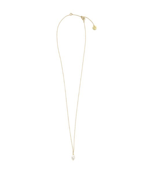 Pierrot(ピエロ)の「淡水パールシンプルネックレス(ネックレス・レディース・ゴールド・FREE)」の4枚目の写真