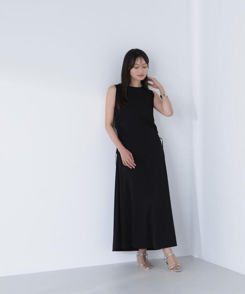 NATURAL BEAUTY BASIC(ナチュラルビューティーベーシック)の「◇サイドギャザーカットソーワンピース(ワンピース・レディース・ブラウン/レッド/ブラック・MEDIUM/P/S)」の17枚目の写真