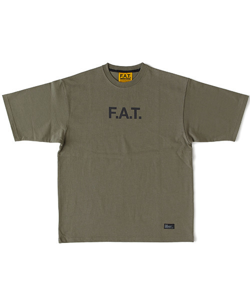 FAT(エフエイティー)の「SIGNATee(Tシャツ/カットソー・メンズ・ホワイト/ブラック/ベージュ/オリーブ・TITCH(M)/SKINNY(L)/FAT(XL)/JUMBO(XXL))」の4枚目の写真