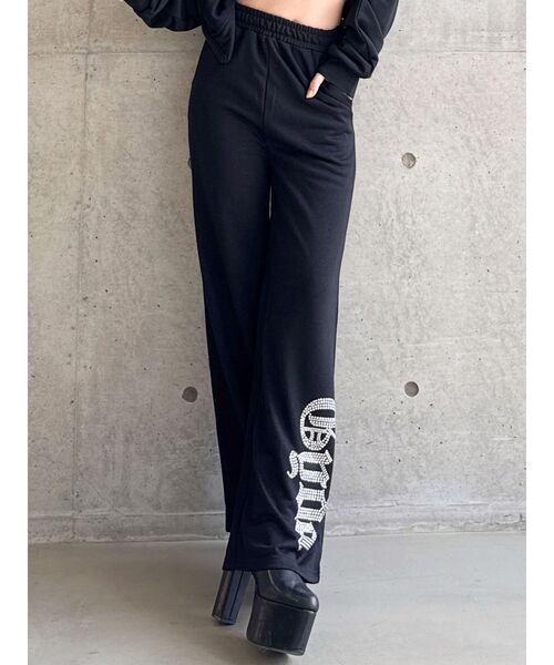 GYDA Short ラメパーカー ラメフレアパンツ セットアップ ホワイト セール】GYDAラメフレアパンツ【SETUP着用可】（スウェット